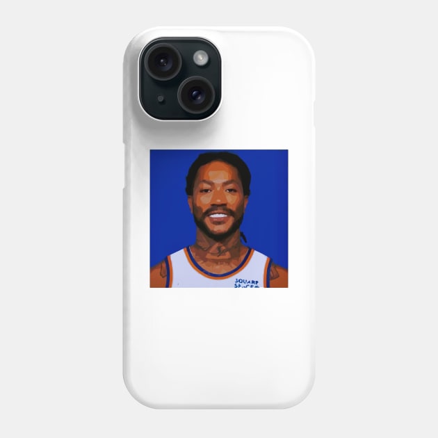 Derrick Rose Phone Case by Playful Creatives