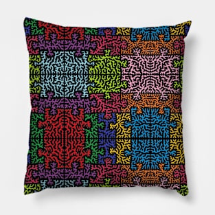 Puzzle Design Landscape Pillow