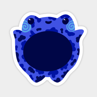 Blue Poision Dart Frog Magnet