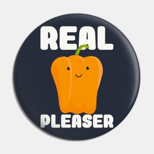 Real Pepper (People) Pleaser - Vegetarian Vegan Pin