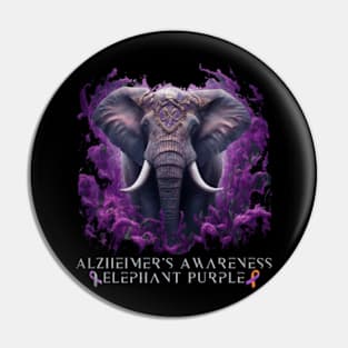 alzheimers warrior unbreakable Pin