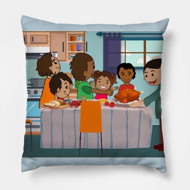 Beautiful Family Pillow by karenhappuchph@gmail.com