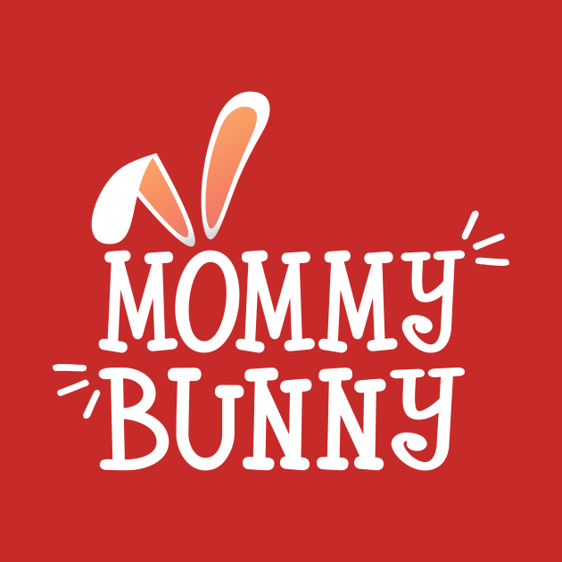 Simple and Cute Mommy Bunny Easter Typography by Jasmine Anderson