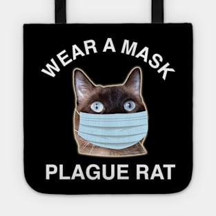 Wear a Mask, Plague Rat! Tote