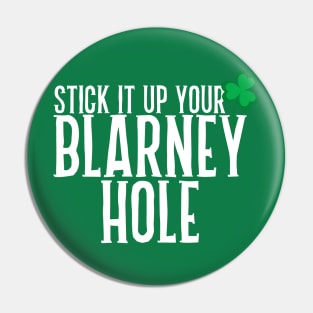 Stick It Up Your Blarney Hole Pin