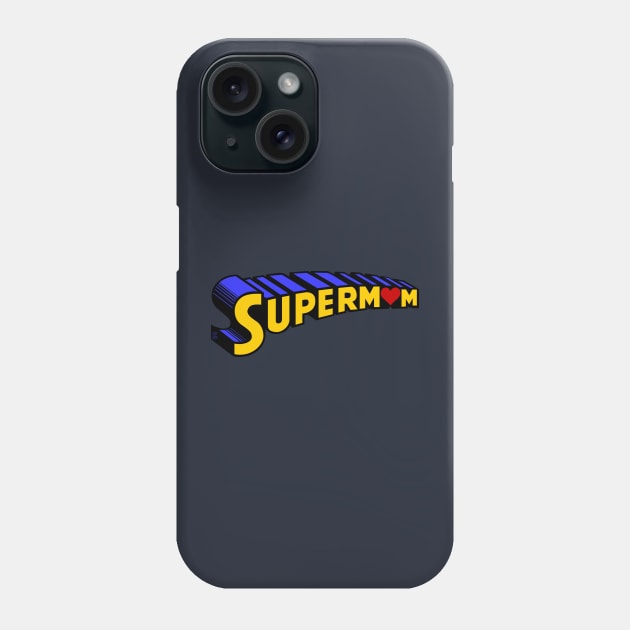 Super Mom Phone Case by gtee