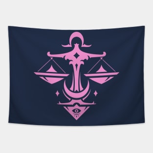 Vintage Libra Zodiac Symbol // Proud Libra Horoscope Sign Astrology Tapestry