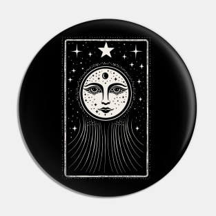 The Moon Tarot Card Pin