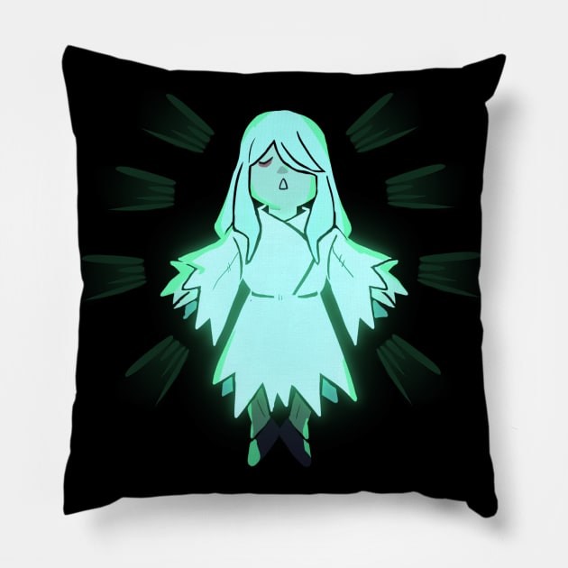 Arts and Craft Ghost Pillow by WiliamGlowing