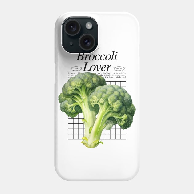 Broccoli Lover - Veggies Brassica oleracea Phone Case by Millusti