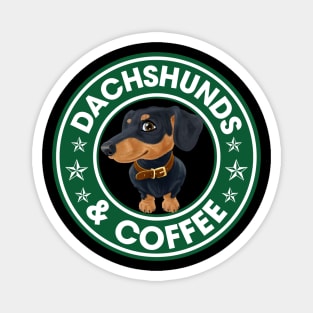 Dachshunds And Coffee Magnet