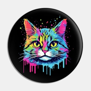 Graffiti Cat Pin