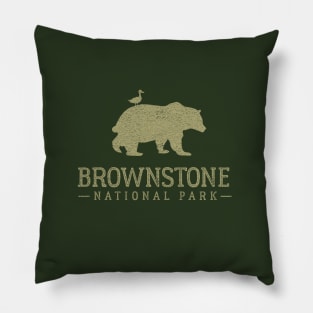 Brownstone National Park Pillow