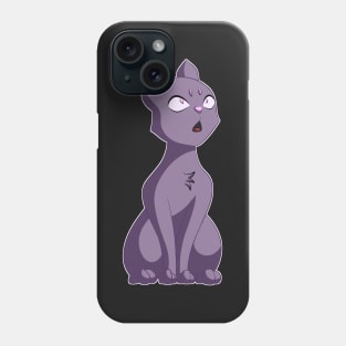 Meowing cat Phone Case