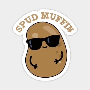 Spud Muffin Cute Potato Pun Magnet