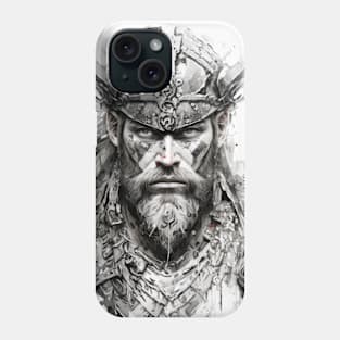 Viking Warrior Portrait Painting Historic Adventure Phone Case
