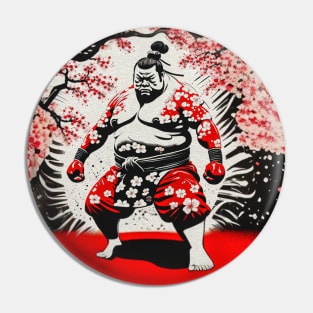 Graphic Sumo Wrestler - Eye Voodoo Pin