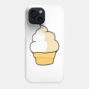 Vanilla Ice Cream Cone Phone Case