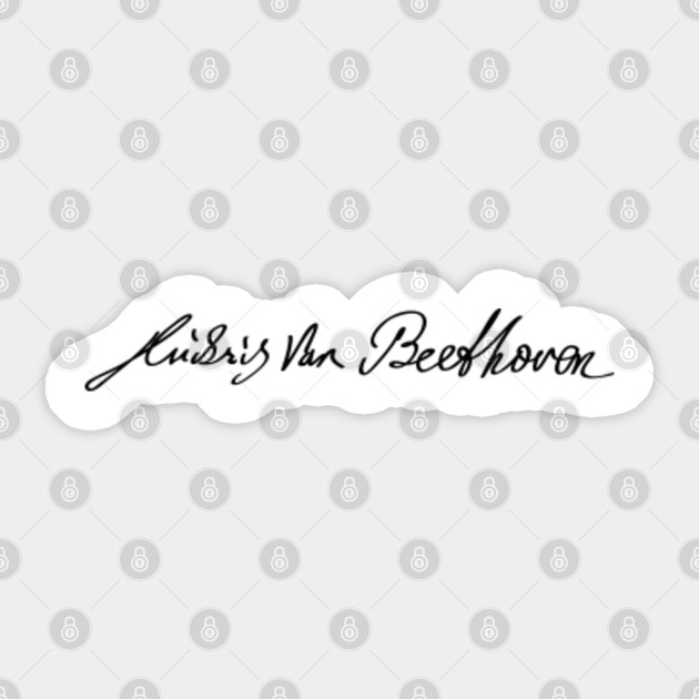 Ludwig Van Beethoven S Signature