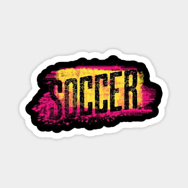 Soccer fan Magnet by Art master