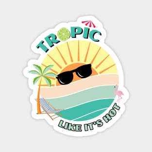 Sun-Kissed Bliss: The Radiant Tropic Lie Magnet