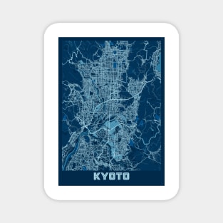 Kyoto - Japan Peace City Map Magnet