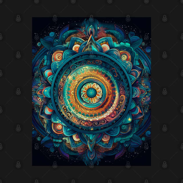 Cosmic Creation: Expanding Horizons with the Universe's Mandala by Rolling Reality