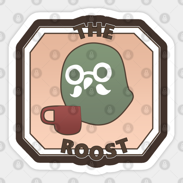 The Roost Cafe The Roost Cafe Sticker Teepublic