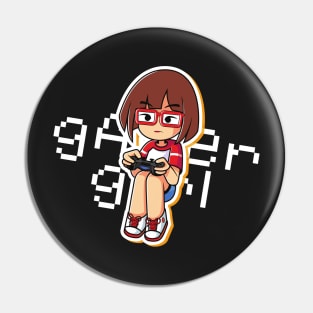 Gamer Girl Pin