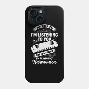 Funny Harmonica Player Musician Gift Phone Case