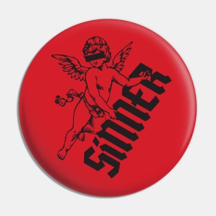 Sinner Angel Pin