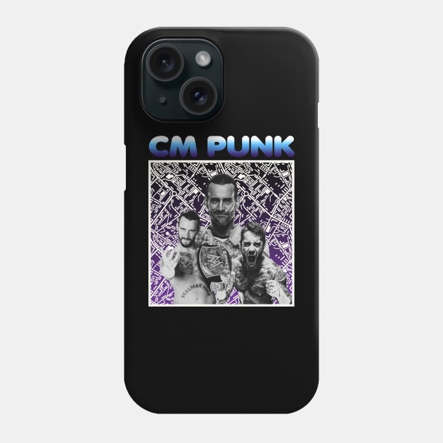 cm punk vintage Phone Case by screamousking