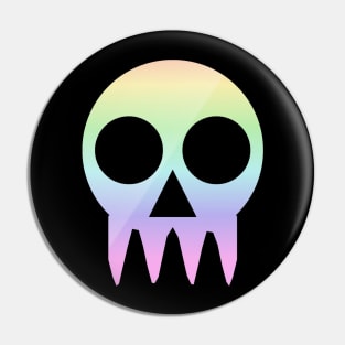 SKULL IN COLORS Pin