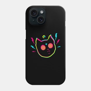 Catnip. Psychedelic cat. Phone Case