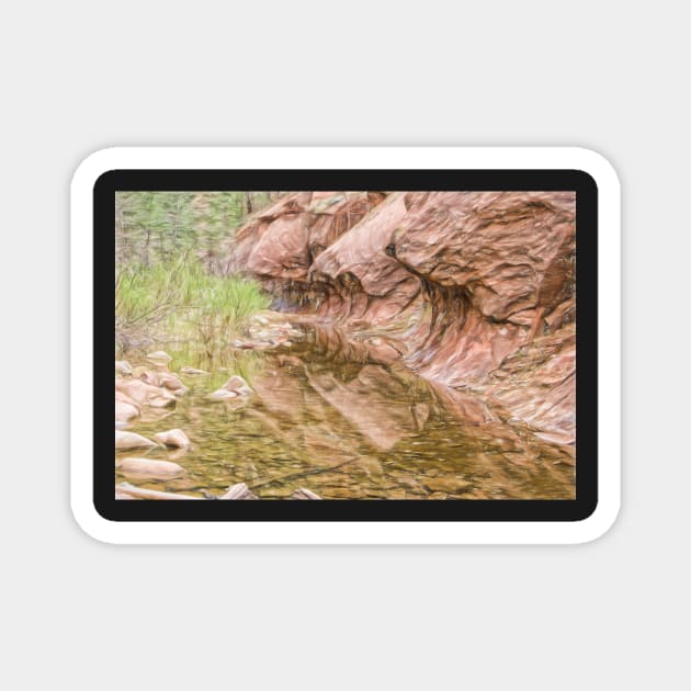 Red Rock National Park Magnet by randymir