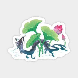 Koi Dragon Drinky Magnet