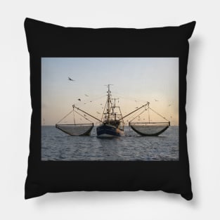 fishing boat Pillow