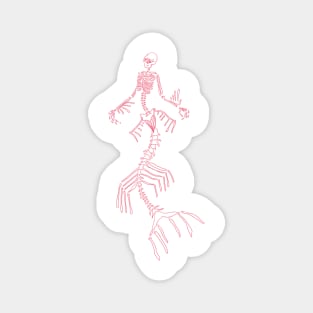 Mermaid skeleton Magnet