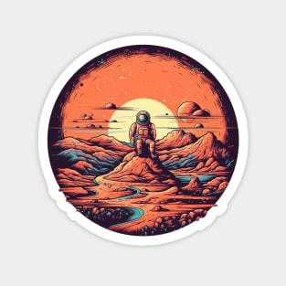 Man on Mars Magnet