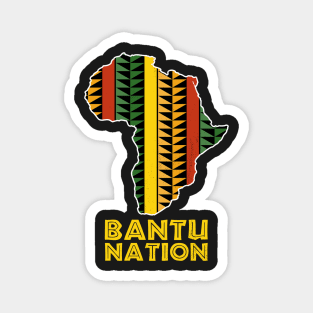 Bantu Nation Africa Zulu Shield Safari African Pattern Magnet