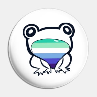 Gay (MLM) Pride Frog Pin