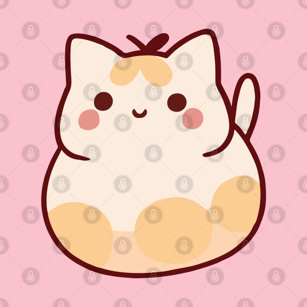 cute kawaii cat mochi by Kawaii Bomb