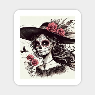 The vintage catrina Magnet