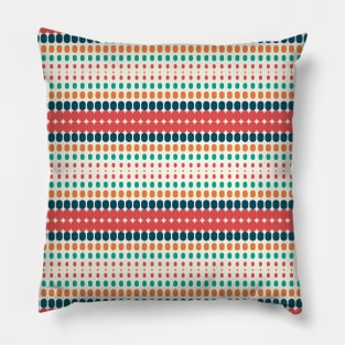 Retro Funky Style Modern Pattern Pillow