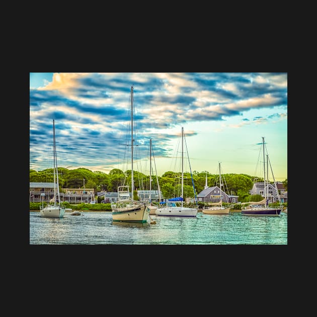 Falmouth Harbor Cape Cod by Gestalt Imagery