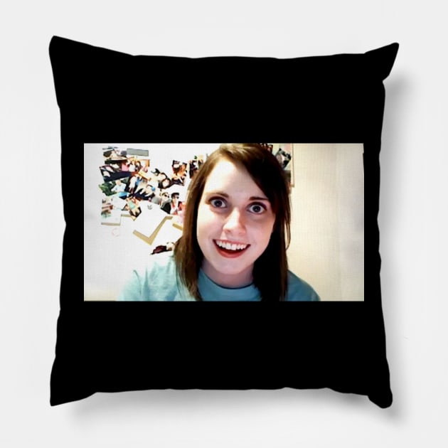 Overly Attached Girlfriend Meme Pillow by Meme Gifts