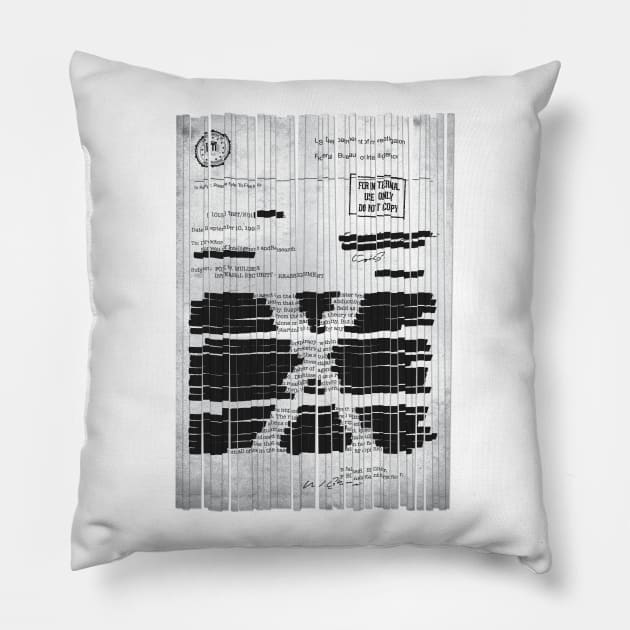 Ex-File Pillow by monsieurgordon