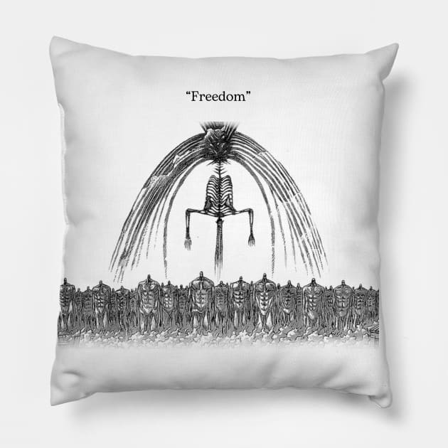 "Freedom" Pillow by Stupickeroonies