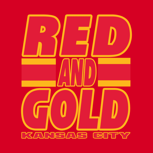 KC LYFE Red and Gold Kansas City True Football Colors! by OffesniveLine