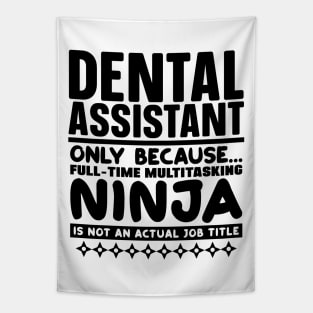 Dental Assistant Ninja Tapestry